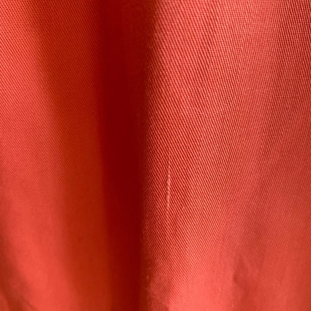 VINTAGE Strappy color-blocked sundress Coral, tan, & white Belted waist Size 10 - Picture 7 of 11